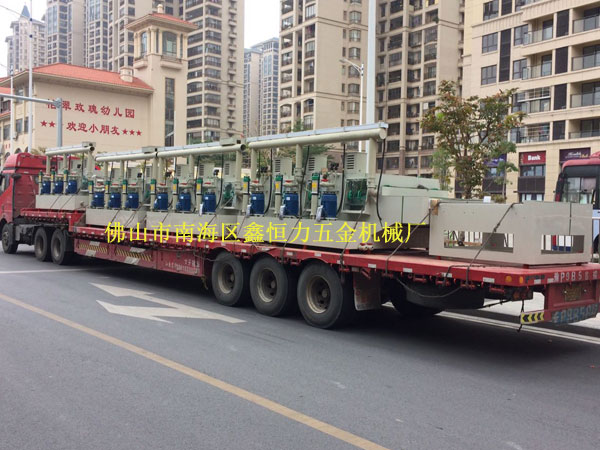 12米不銹鋼鍋片蝕刻機出貨!